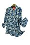 Plus Size Mother's Viscose Button-Up Shirt - 3