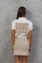Cream-Colored Shirt with Laces on the Back |   Vmd2544 - Cream - 5