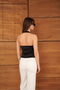 Zippered Satin Vest - Black |   Vmd2952 - 5