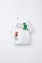 Boy's Cotton Dragon Printed T-Shirt Shorts Set - 4