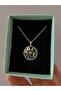 Eye Detail Plate Necklace