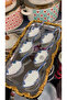 Home Design Porcelain 6-Piece Turkish Delight Bowl Set