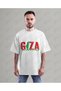 Palestine Design Oversize Unisex T-Shirt with Kefiye Pattern Streetwear Print - 2