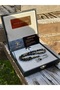 Golden Rosary-Letter Combination- with Gold Particles - Golden Rosary-Name Can Be Engraved on It Square Boxed - 8