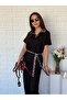 Leopard Detailed Modal Suit Black - 6