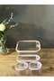 Lena 4-Piece Glass Breakfast Set - Pink - 2