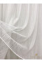Premium Striped Tulle Curtain 1/3 Pleated, Sturdy, Wrinkle-Free Fabric, Does Not Need Ironing - 2