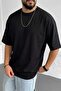 Men's Oversize Casual T-Shirt Black Jack Black - 3