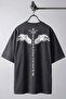 Men's Oversize Casual T-Shirt I Can Fly Smoked - 6