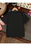 Iz Kids Avocado Printed T-Shirt – 100% Cotton Cute Design Casual T-Shirt (Black) - 3