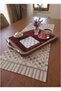 Coffee-Colored Fabric Presentation Napkin |   Tasseled Presentation Napkin - 3