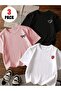 Children's 3-Piece Basic T-Shirt Set – 100% Cotton T-Shirt with Minimal Print Detail (3 Pieces)