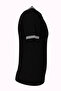 Half Zipper Black - White Men's Polo Collar T-Shirt 17434 - 2