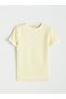 Lcw Kids Crew Neck Short Sleeve Printed Girls' T-Shirt