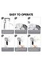 Nebulizer with LED Digital Display for Home and Travel Use, Compact Grey Portable Design, Quiet Performance - 6