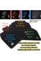 Bmw-7-E66-Marjinal-Long(2003-2009)Compatible Colored Edge-Silicone Heel Pad Velur Carpet Mat - 8