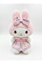 8-Inches Pink Bunny Plush Toy Cute Soft Doll Bow Cartoon Stuffed Toy Gift