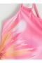 Printed Girl's Swimsuit - 2