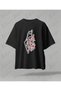 Palestine Design Oversize Unisex T-Shirt with Kefiye Pattern Streetwear Print - 2