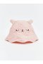 Lcw Baby Pink Animal Figured Baby Girl Bucket Hat - 2