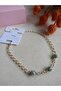 Mini Evil Eye Beaded Zircon Stone Steel Women's Bracelet - 6