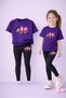 Mother Daughter Set Leggings T-Shirt Combination 100% Cotton Flexible Comfortable Fit Daily Sports Stylish Set