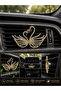 Zircon Stone Swan Double Air Conditioner Ornament – Heart-Shaped Luxury Car Interior Auto Accessory Vent Clip - 2