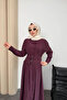Valeno Model Coupra Model Fabric Belt Detailed Dress - 3