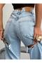 Trend Iconic Design Wide Leg Jean with Ripped Details - Iconic Wide Leg Jean Ripped Detail - 3