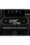 2-Piece Zircon Stone Star Cluster Car Interior Air Conditioning Ornament – Modern Luxury Auto Accessory with Shiny Stones - 2