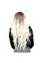 Su Daası Long Non-Permeable Fiber Sen Wig / Auburn / Platinum Ombre - 4