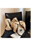 Boho Chic Handmade Knit Bag, Aesthetic Crochet Shoulder Bag with Wood - 4