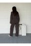 Shirted Tencel Denim Suit Brown - 8