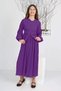 Youthful Girl Long Pleated Chiffon Modest Dress - 3
