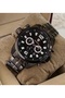 Black Steel Men's Wristwatch - 2