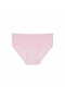 Pink High Waist Lace And Cotton Plus Size Women's Panties - 5