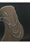 Triple Model Steel Bulk Design Stoneless Steel Anklet Summer Fashion Suitable for Daily Use Bulk Anklet - 3