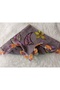 Brand Handcrafted Needle Embroidered Writing 100% Cotton Muslin – 4 Sides Embroidered Elegant Headscarf 100X100 cm - 6