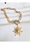 Sun Pendant Chain Necklace 42 cm - 3