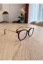 Square Rectangle Metal Transparent Women Men Unisex Blue Light Protection Screen Goggles Glasses - 3