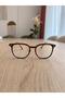 Square Rectangle Metal Transparent Women Men Unisex Blue Light Protection Screen Goggles Glasses - 2