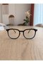 Square Rectangle Metal Transparent Women Men Unisex Blue Light Protection Screen Goggles Glasses - 3