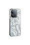 Redmi 15C Compatible Case with Airbag and Shiny Stone Detail Design Esila Cover - White - T40982 - 2