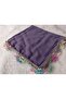 Handmade Needlework Writing, Scarf, Yemeni, Mevlit Shawl, Headscarf with 4 Edges Embroidered - 3