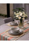 American Service, New Season 6-Piece Light Brown Color Supla and Runner Cover Pastel Set2 - 3