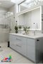 Shiny Very Light Gray Furniture Cabinet Covering Film - 3