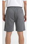 Men's Smoked Shorts with Side Piping Detail, Front Zipper Pockets, Back Pocket, Combed Cotton Fabric - 5