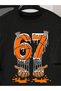 Six Seven 67 Printed Crew Neck 100% Cotton Short Sleeve Kids and Teenagers T-Shirt - 2