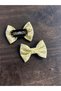 Checkered Double Hairless Baby Hairpin - 2
