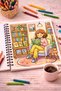 Cozy Girl Moments Coloring Pages |   Women and Adults |   20X20 cm |   40 Pages - 3